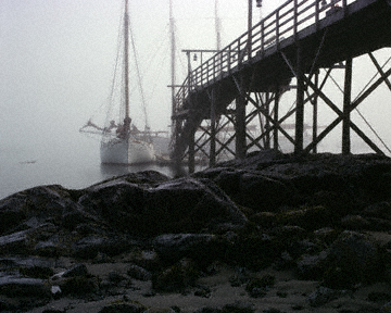 The Janet May in the Fog